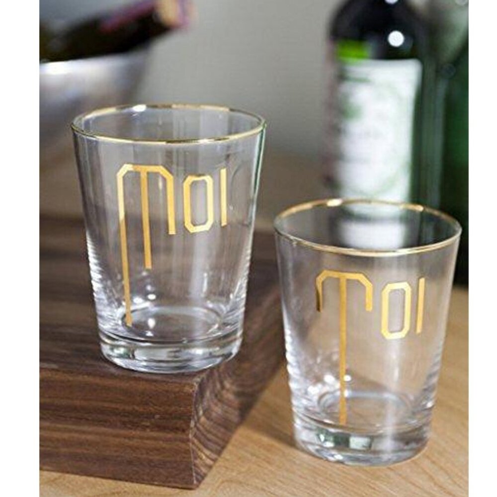 Moi and Toi  Highball Glass Set